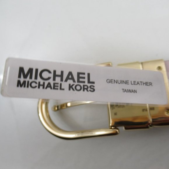 Michael Kors 38 Millimeter Floral Logo Reversible Belt - Picture 2 of 9